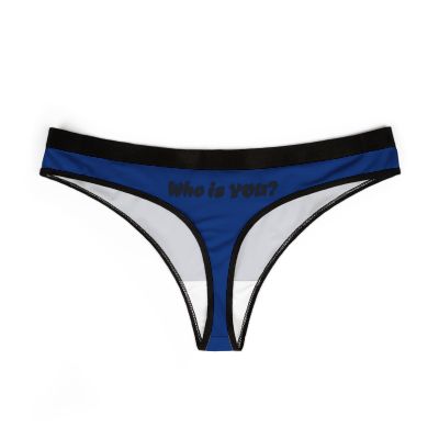 BRANDY'S **COCOA BUNNY WINTER LINE** "THE BLUEPRINT" THONG (PANTY)