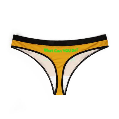 BRANDY'S **COCOA BUNNY WINTER LINE** FLAT A$$ THONG (PANTY)