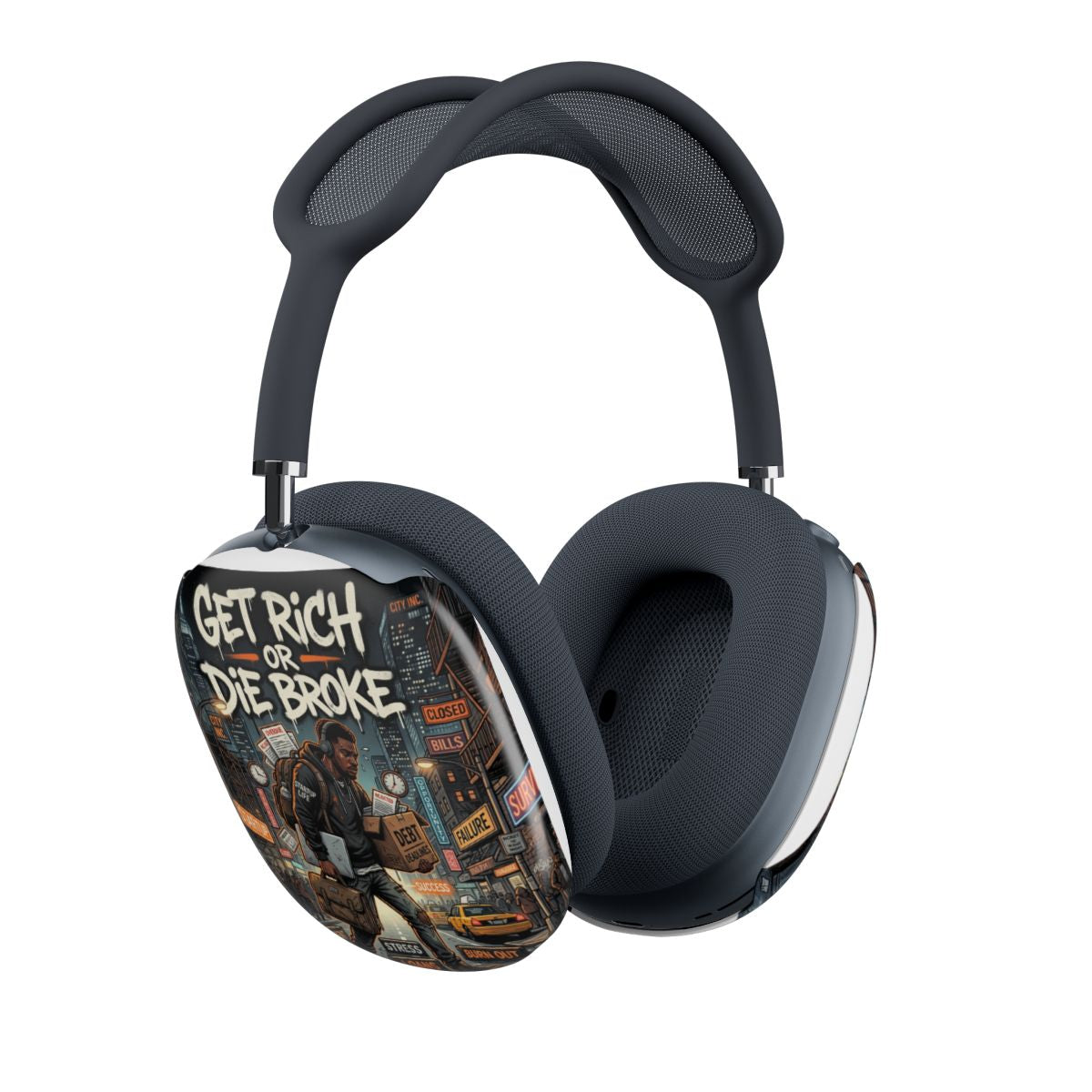 Get Rich Or Die Broke Air Pod Max Cases (Headphones)
