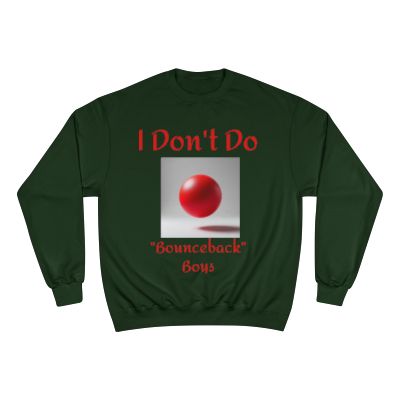 BRANDY'S **COCOA BUNNY WINTER LINE** "NO BOUNCEBACKS ALLOWED" SWEATWSHIRT (UNISEX)