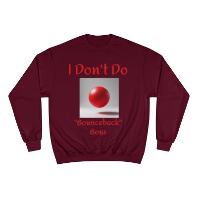 BRANDY'S **COCOA BUNNY WINTER LINE** "NO BOUNCEBACKS ALLOWED" SWEATWSHIRT (UNISEX)