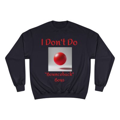 BRANDY'S **COCOA BUNNY WINTER LINE** "NO BOUNCEBACKS ALLOWED" SWEATWSHIRT (UNISEX)
