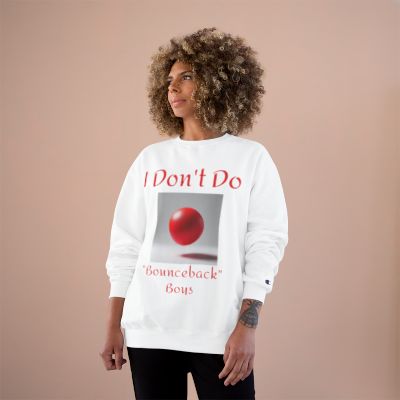 BRANDY'S **COCOA BUNNY WINTER LINE** "NO BOUNCEBACKS ALLOWED" SWEATWSHIRT (UNISEX)