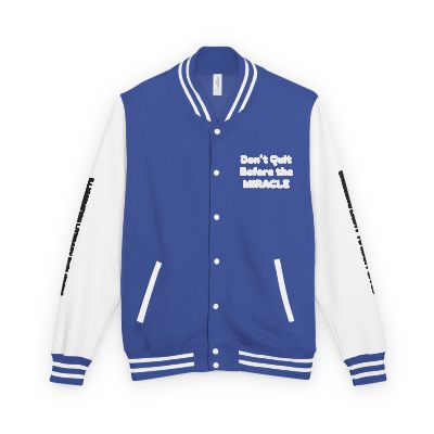 Don't Quit LETTERMAN JACKET
