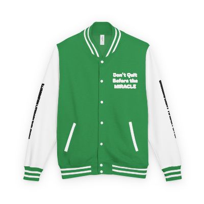 Don't Quit LETTERMAN JACKET