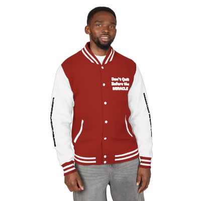 Don't Quit LETTERMAN JACKET
