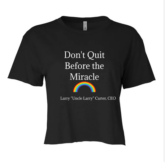 Don't Quit Women's Crop Top