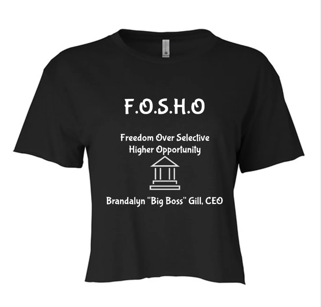 F.O.S.H.O Women's Crop Top - NEW