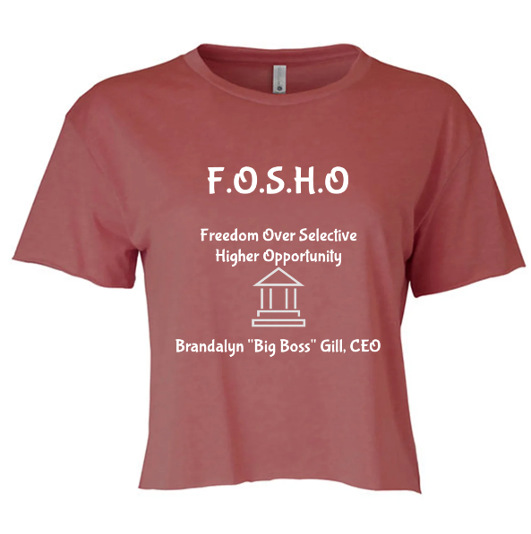F.O.S.H.O Women's Crop Top - NEW