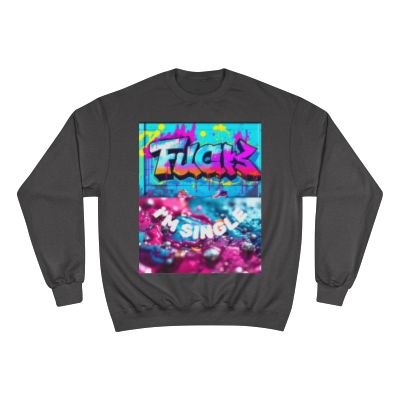 BRANDY'S **COCOA BUNNY WINTER LINE** F*CK I'M SINGLE ! SWEATSHIRT (UNISEX)