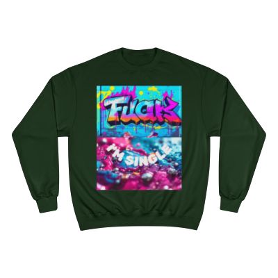 BRANDY'S **COCOA BUNNY WINTER LINE** F*CK I'M SINGLE ! SWEATSHIRT (UNISEX)