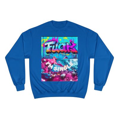 BRANDY'S **COCOA BUNNY WINTER LINE** F*CK I'M SINGLE ! SWEATSHIRT (UNISEX)