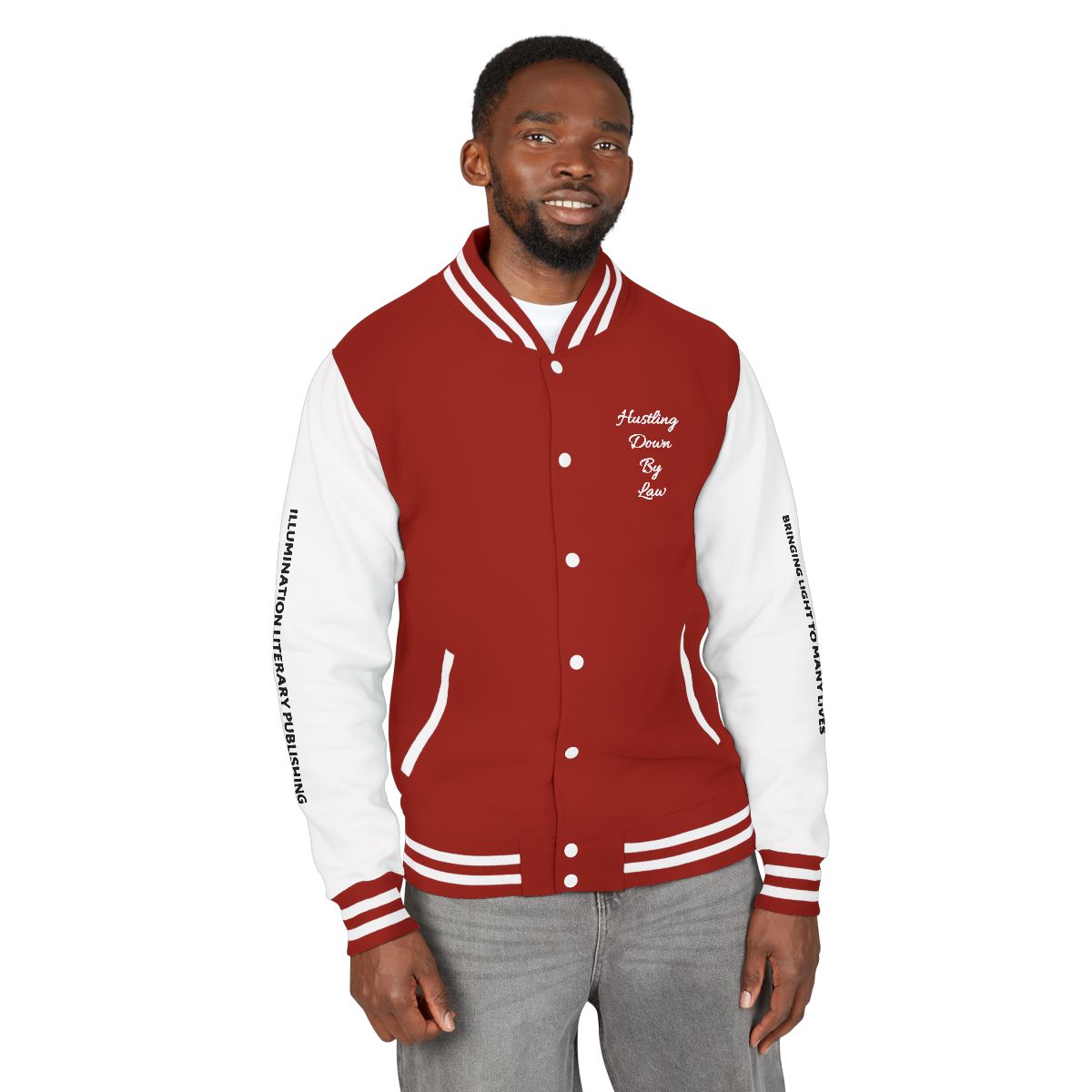 Hustling Down LETTERMAN JACKET