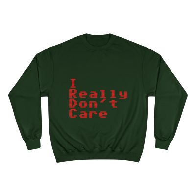 BRANDY'S COCOA BUNNY WINTER LINE - I REALLY DON'T CARE - SWEATSHIRT (UNISEX)