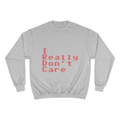 BRANDY'S COCOA BUNNY WINTER LINE - I REALLY DON'T CARE - SWEATSHIRT (UNISEX)