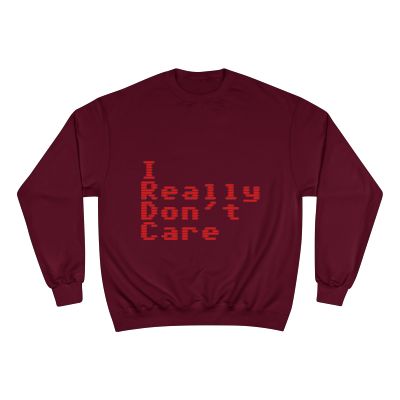 BRANDY'S COCOA BUNNY WINTER LINE - I REALLY DON'T CARE - SWEATSHIRT (UNISEX)
