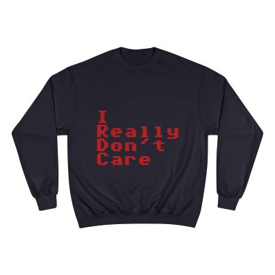 BRANDY'S COCOA BUNNY WINTER LINE - I REALLY DON'T CARE - SWEATSHIRT (UNISEX)