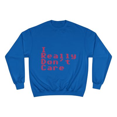 BRANDY'S COCOA BUNNY WINTER LINE - I REALLY DON'T CARE - SWEATSHIRT (UNISEX)