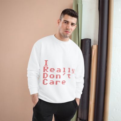 BRANDY'S COCOA BUNNY WINTER LINE - I REALLY DON'T CARE - SWEATSHIRT (UNISEX)