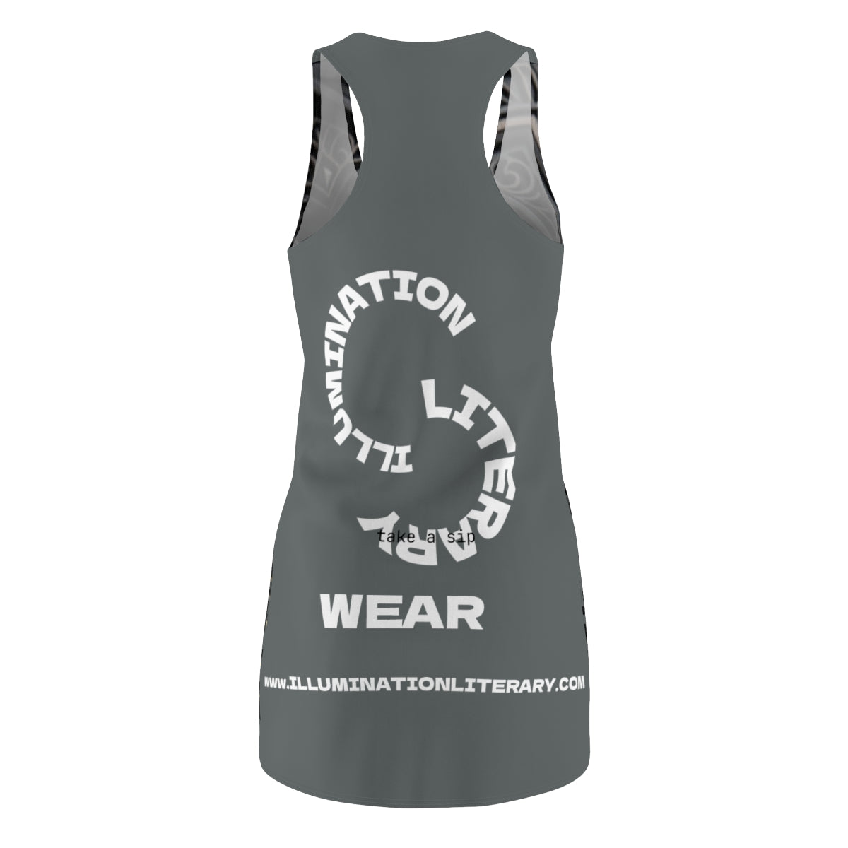 Be Timeless, Not Toxic Graphic Racerback Dress