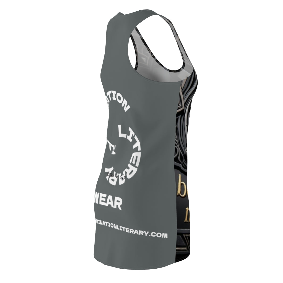 Be Timeless, Not Toxic Graphic Racerback Dress