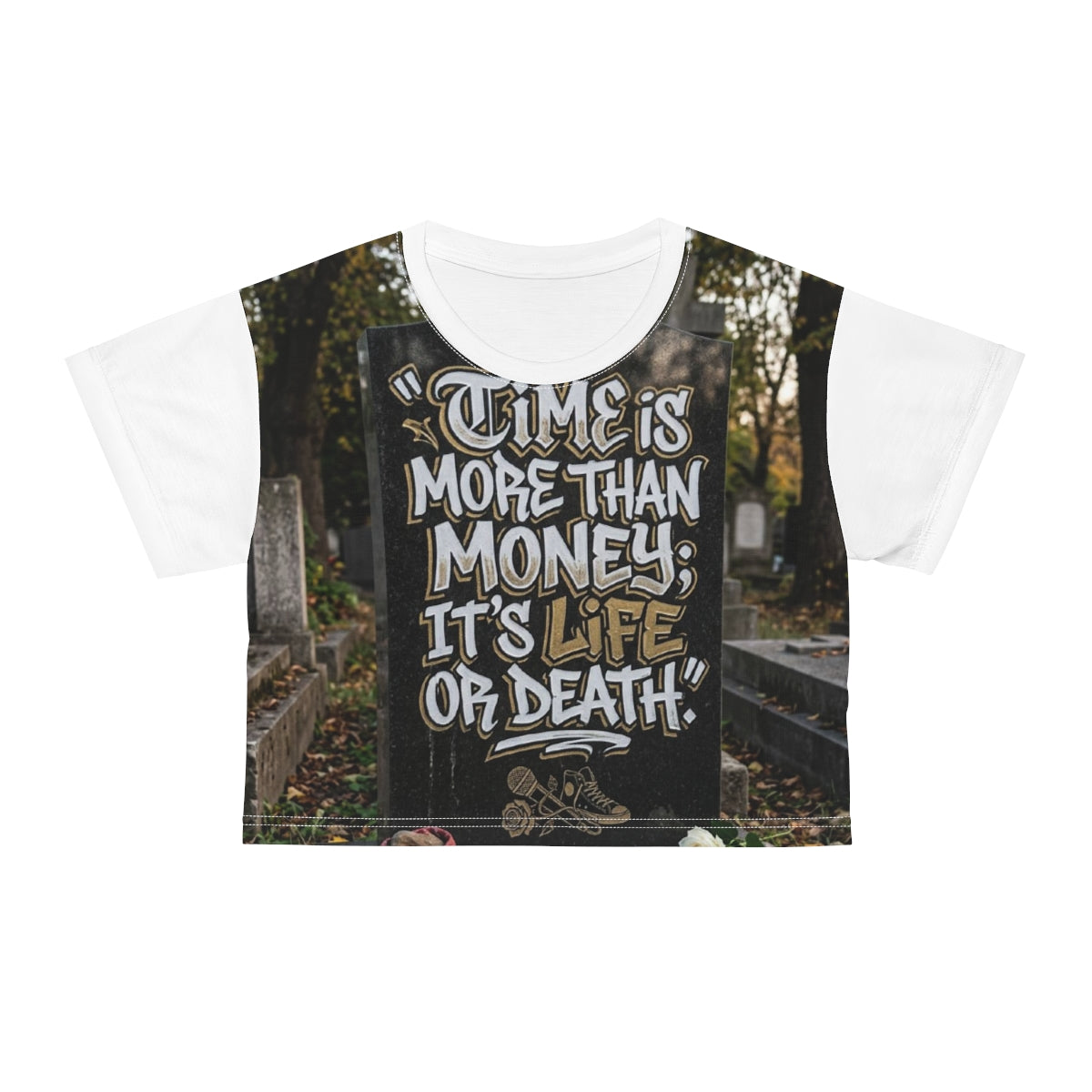 Time Isn’t Just Money Crop Top