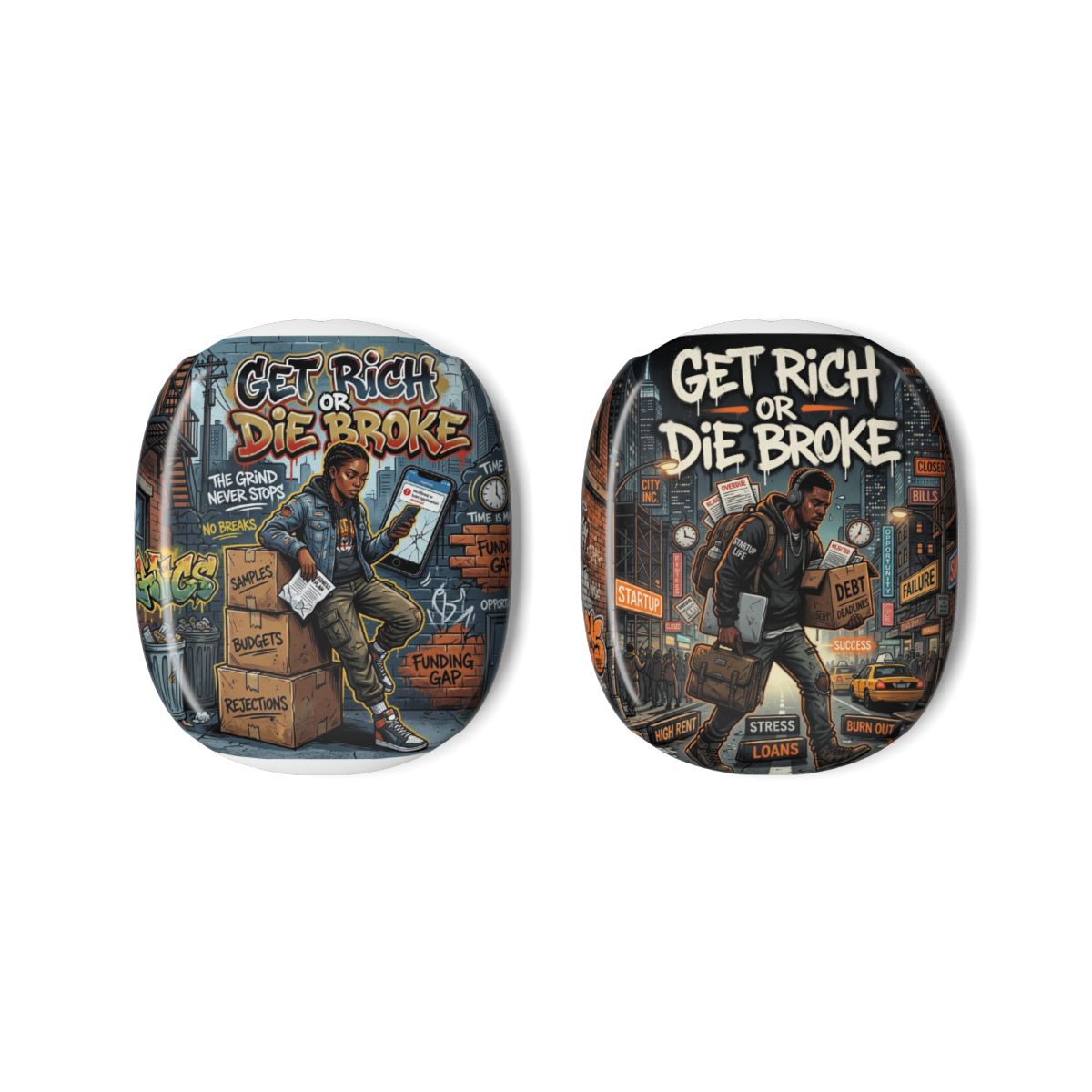 Get Rich Or Die Broke Air Pod Max Cases (Headphones)