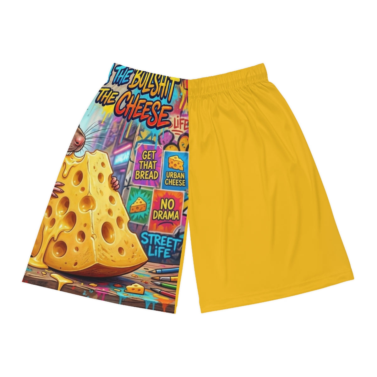 Get to the Cheese Basketball Shorts (UNISEX)