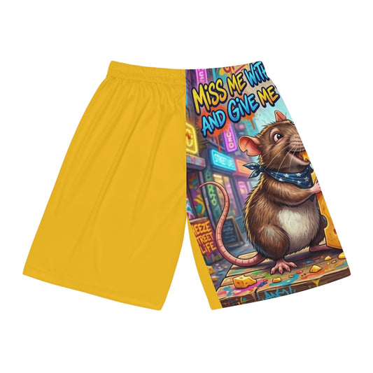 Get to the Cheese Basketball Shorts (UNISEX)