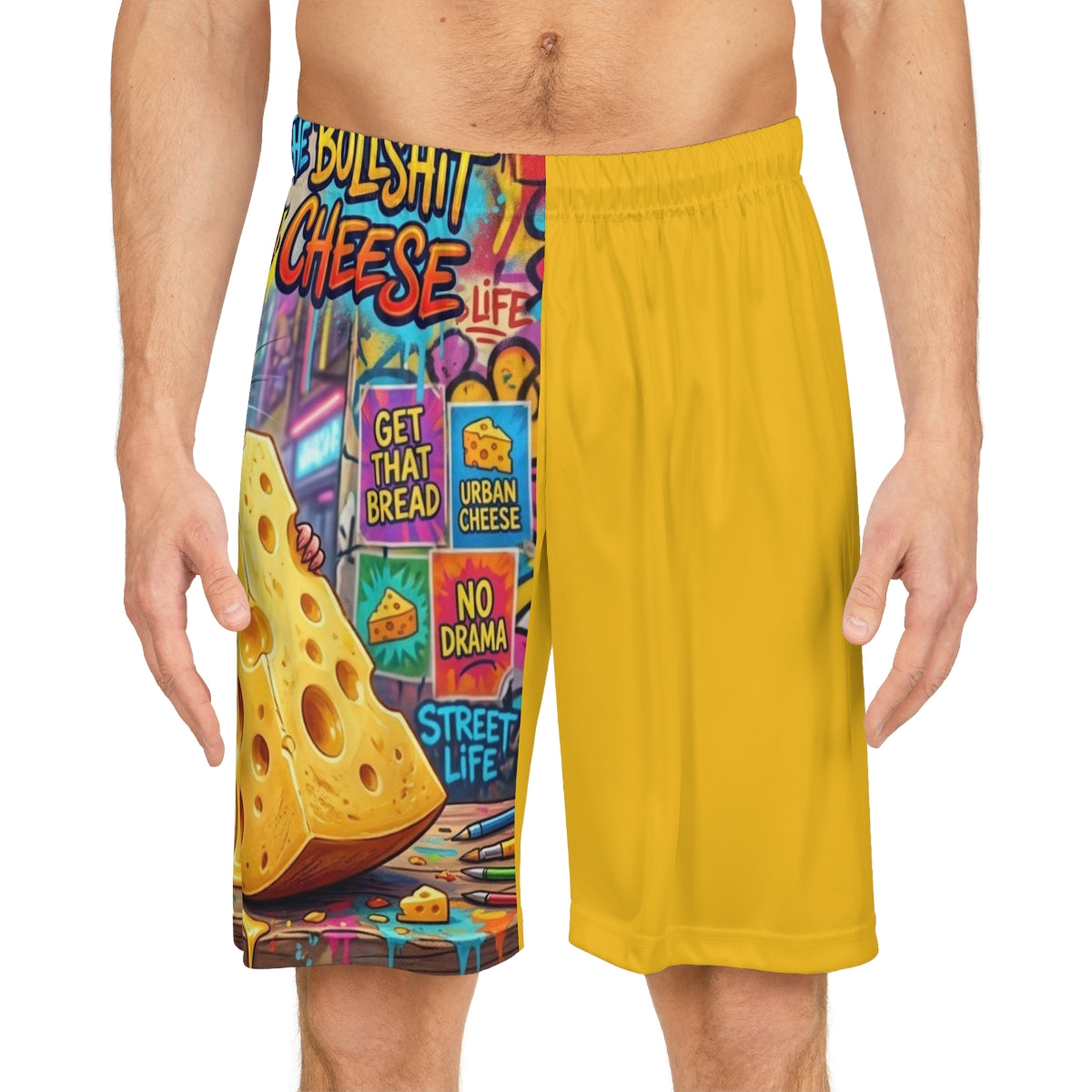 Get to the Cheese Basketball Shorts (UNISEX)