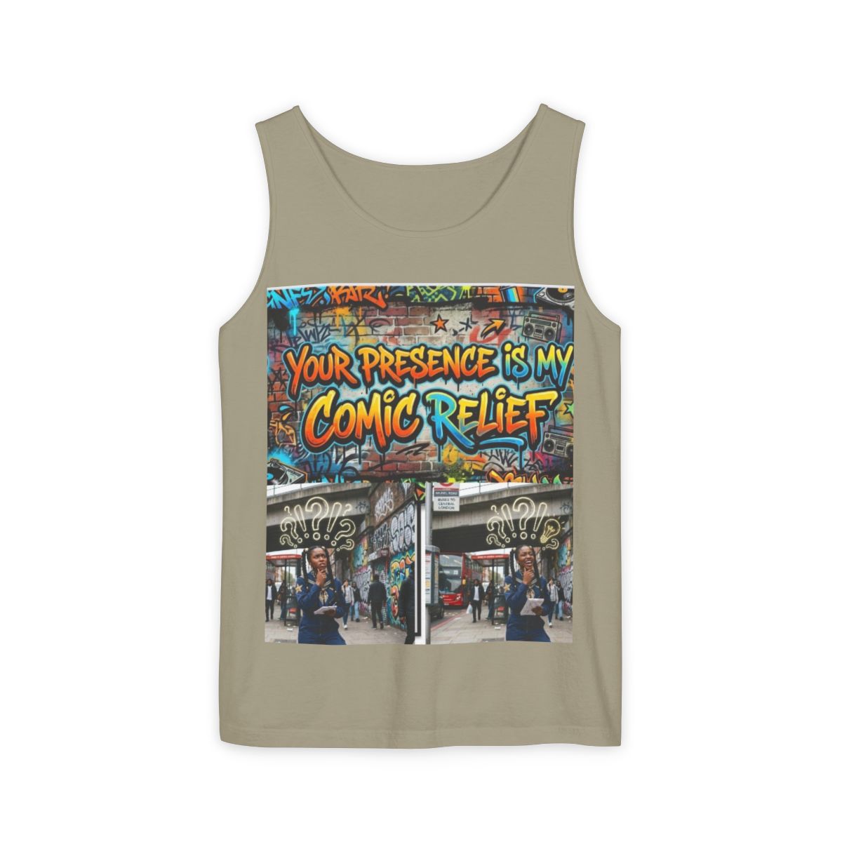 Comic Relief Sleveless Tee