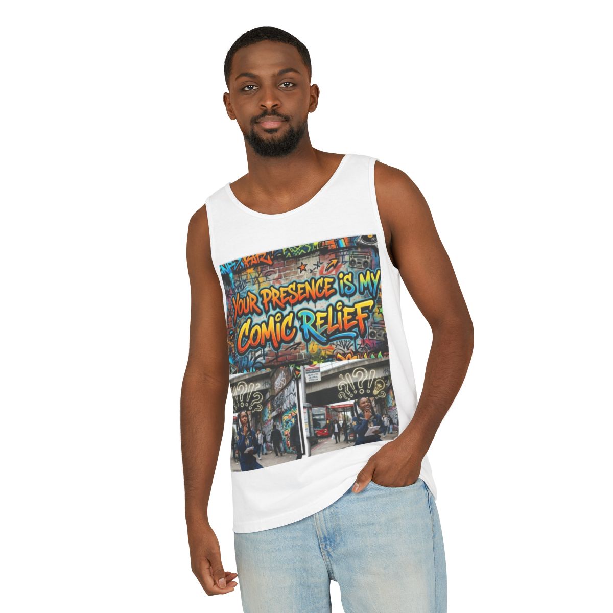 Comic Relief Sleveless Tee