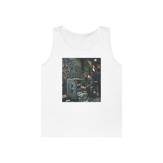 Get Rich Or Die Broke GILDAN 5200 Sleveless Tank (UNISEX - MEN’S SIZING)