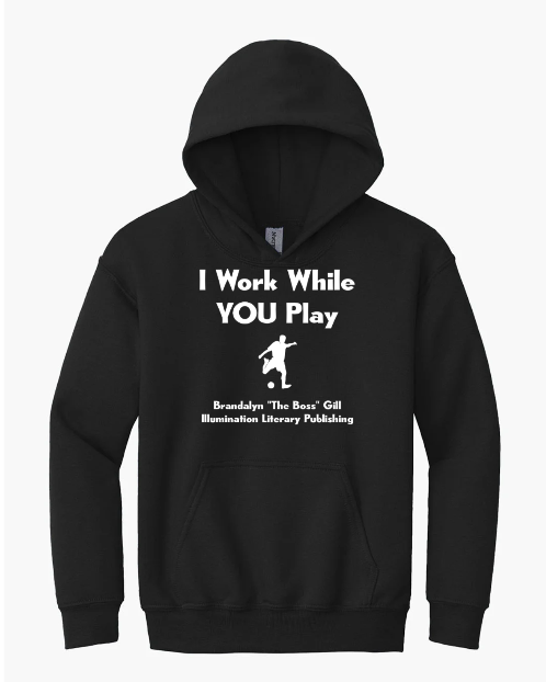 I Work, You Play Kids Hoodie - NEW