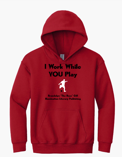 I Work, You Play Kids Hoodie - NEW