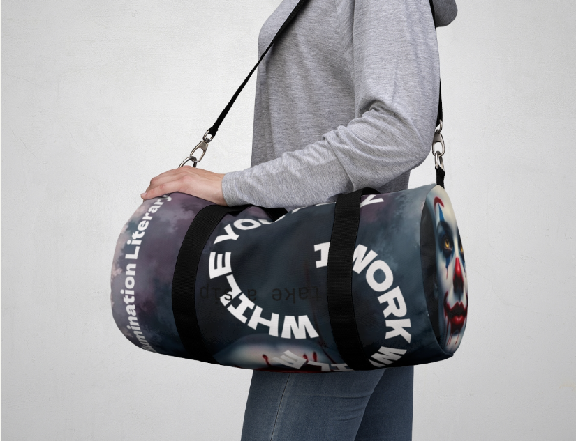 I Work, You Play Duffel Bag 2.0 - NEW