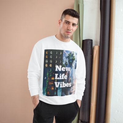 BRANDY'S **COCOA BUNNY WINTER LINE** "NEW LIFE VIBES" SWEATSHIRT (UNISEX)