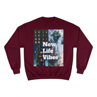 BRANDY'S **COCOA BUNNY WINTER LINE** "NEW LIFE VIBES" SWEATSHIRT (UNISEX)