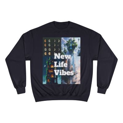 BRANDY'S **COCOA BUNNY WINTER LINE** "NEW LIFE VIBES" SWEATSHIRT (UNISEX)
