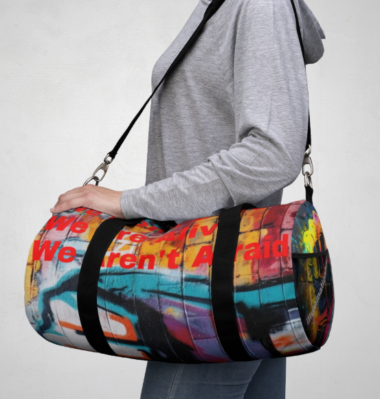 We Don't Care Duffel Bag 2.0 - NEW