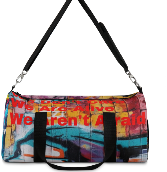 We Don't Care Duffel Bag 2.0 - NEW