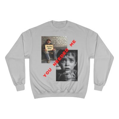BRANDY'S **COCOA BUNNY WINTER LINE** "YOU NEEDED ME" SWEATWSHIRT (UNISEX)