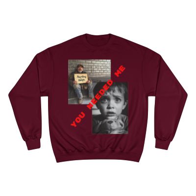 BRANDY'S **COCOA BUNNY WINTER LINE** "YOU NEEDED ME" SWEATWSHIRT (UNISEX)