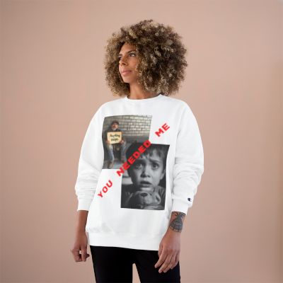 BRANDY'S **COCOA BUNNY WINTER LINE** "YOU NEEDED ME" SWEATWSHIRT (UNISEX)